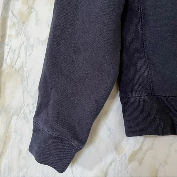 Champion large Reverse Weave blue hoodie pullover pocket long sleeve sweater - Picture 8 of 8